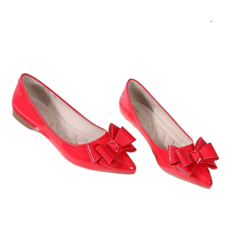 Red Bride Shoes Loafers Flat Women's Single Shoes Pointed Toe Fashion Korean Style Casual Versatile Soft Leather Soft Sole Shoes