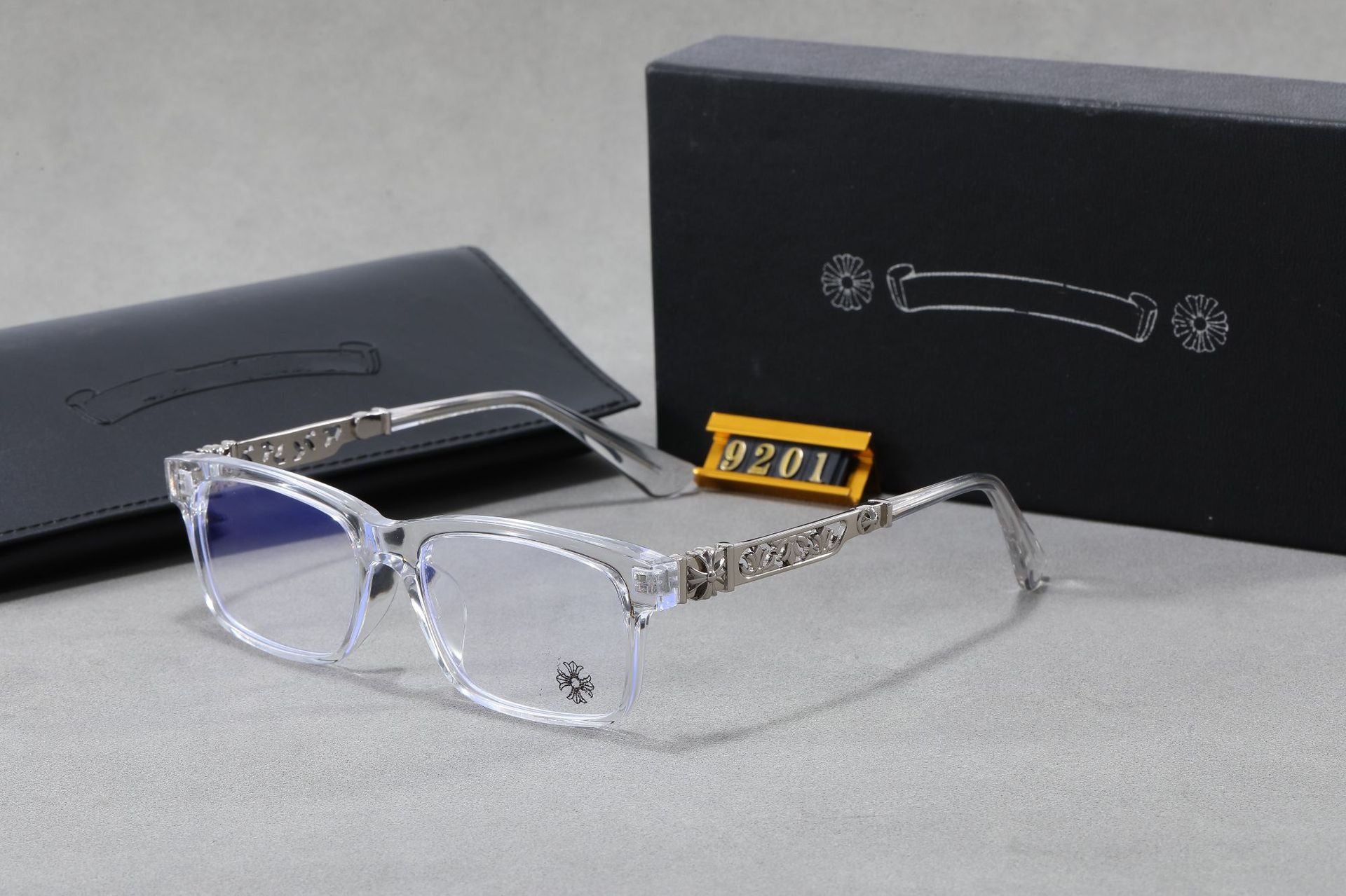 2025New European and American Style Fashion HD Blue Light Blocking Glasses Unisex Plain Glasses Wholesale