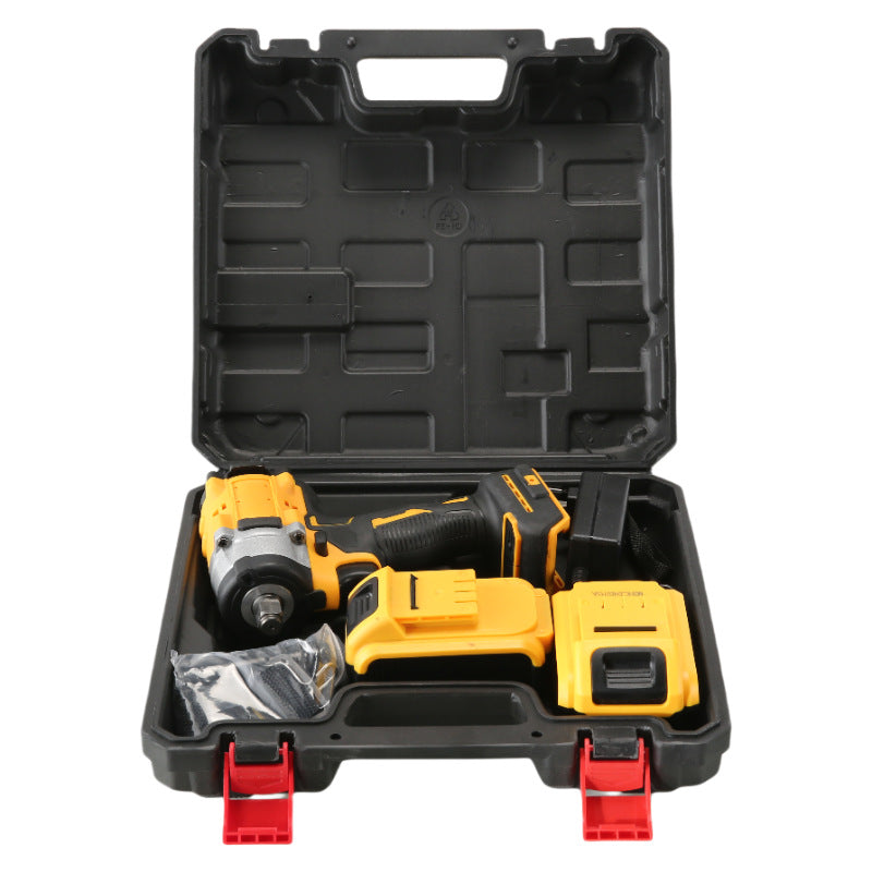 Cordless Electric Tool with Screwdriver Bits, Rechargeable Lithium Battery, High Torque Electric Wrench for Woodworking and Auto Repair