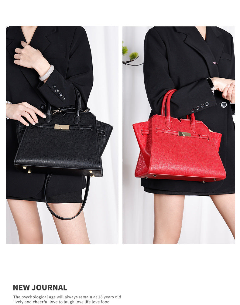 European and American Fashion Women's Bag Large Capacity Handbag New Trendy Versatile Retro Tote Bag High-end Crossbody Bag