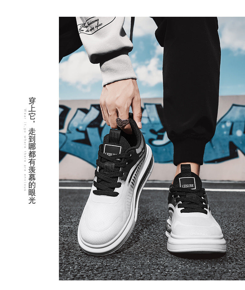 plus Size2025Spring New Comfortable Sports Shoes Casual Running Shoes Cushioned Lightweight Breathable Shock Absorption Trendy Shoes