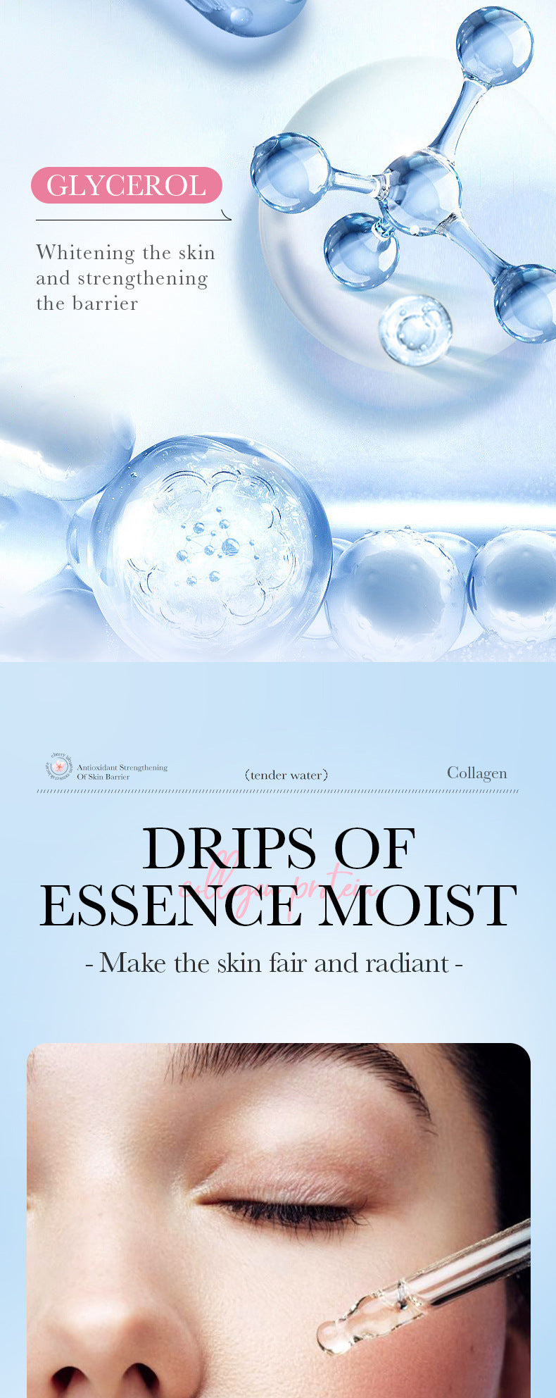 Full English Sakura Essence100ml SADOER Collagen elastic moisturizing essence  wholesale