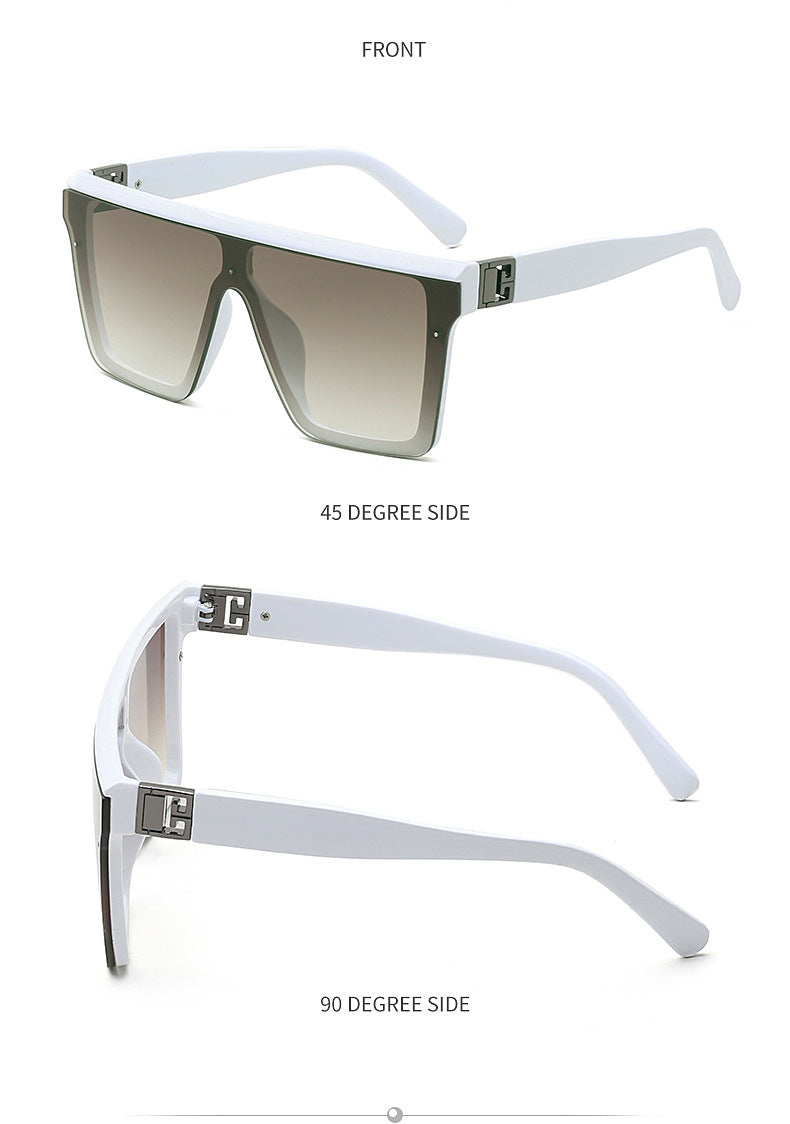 2025New Fashion Sunglasses for Women, Internet Celebrity Style, Large Square Frame Sunglasses for Men, Trendy sunglasses