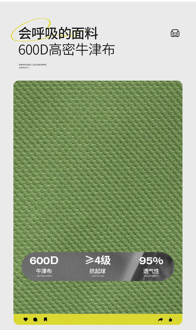 Three-Position Adjustable Moon Chair Reclining Heightened Backrest Outdoor Folding Camping Portable Multi-Functional Chair Camping Chair