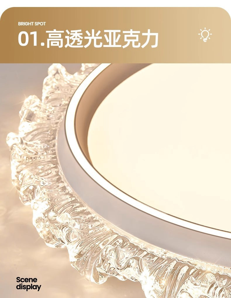 Modern simple light luxury bedroom ceiling light LED Round Eye Protection Study Lamp New Home Smart Room Lamp