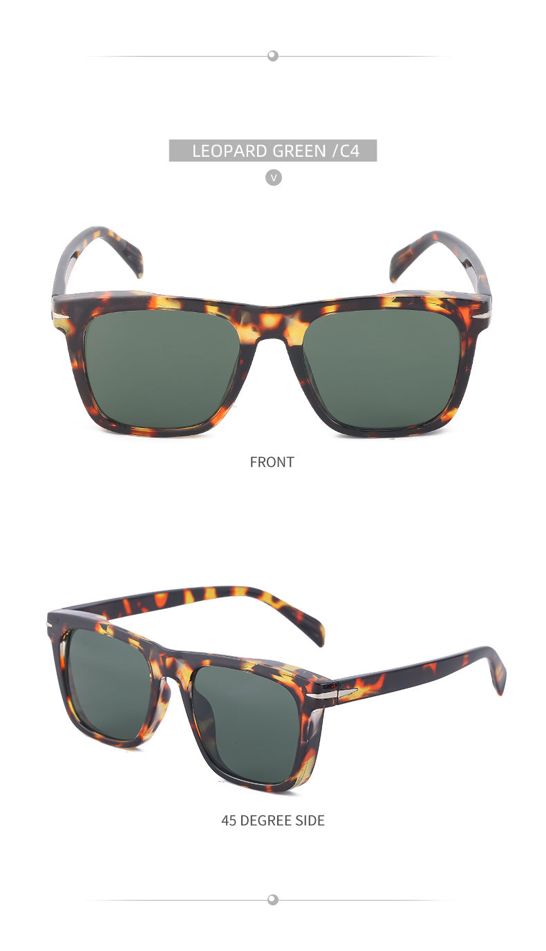 Square Frame Sunglasses for Women High-End European and American Style Internet Celebrity Same Style Mountaineering Sunglasses for Men Trendy shades Wholesale Eyewear