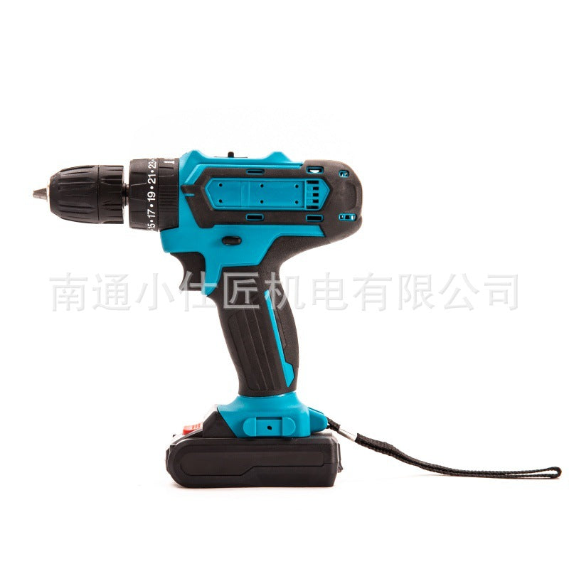 Foreign Trade Cordless Handheld Impact Drill Household Multifunctional Electric Screwdriver Brushless Lithium Battery Tool