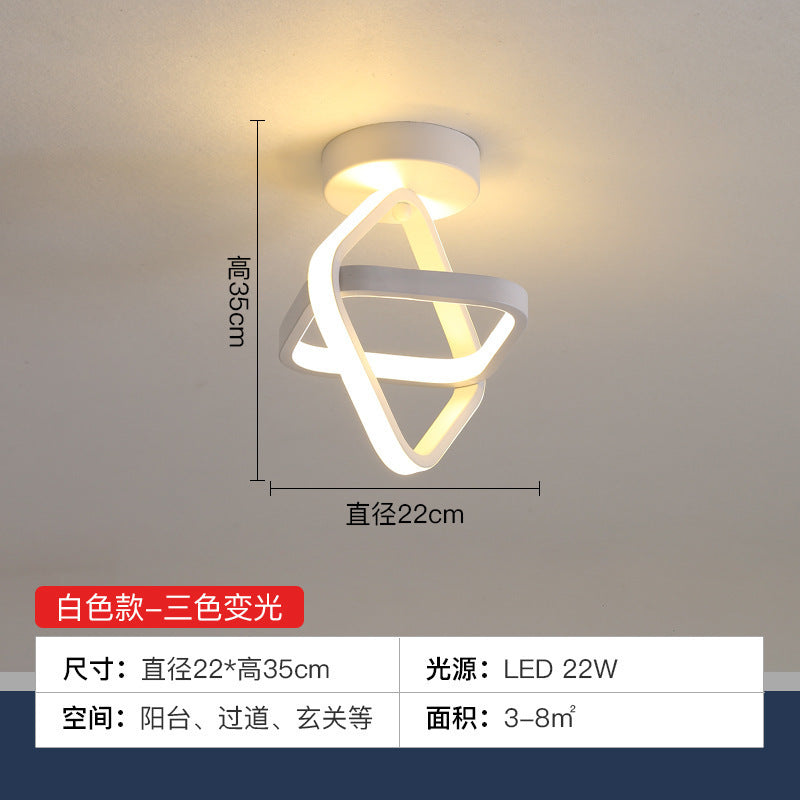 exclusive aisle lights balcony lights LED Modern Minimalist Nordic Creative Personality Cloakroom Living Room Entrance Light