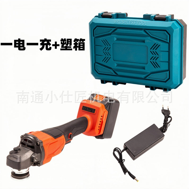 Cross-Border Foreign Trade Lithium Battery Angle Grinder High Power Portable Handheld Polishing Machine Multi-Function Rechargeable Grinding Machine