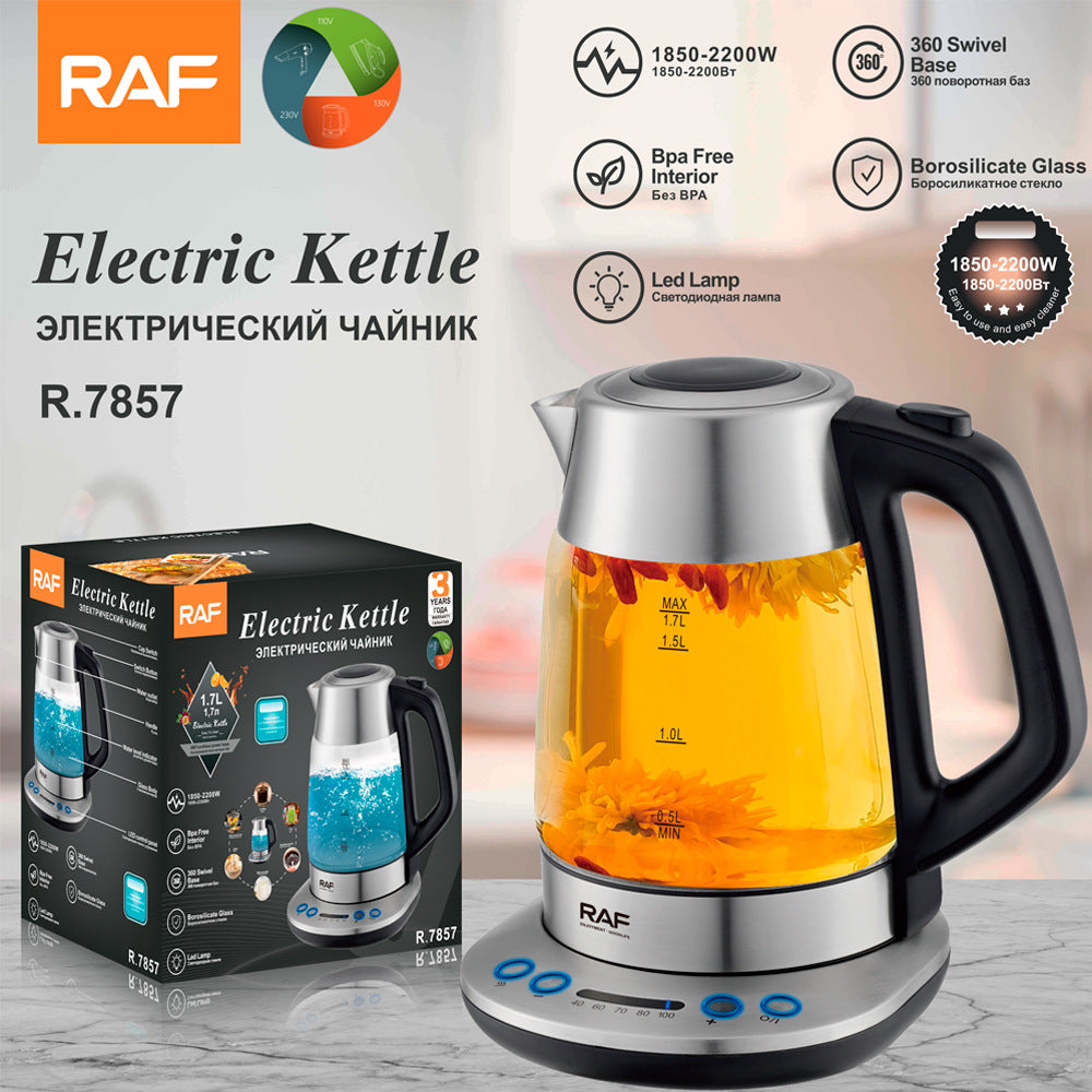 RAF European Standard Electric Kettle Household Health Kettle Multi-Functional Herbal Tea Decoction Split-Type Boiling Water Kettle1.5L