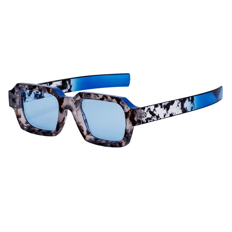 New Fashion Square Frame Sunglasses for Men and Women with a High-End Feel INS European and American style sunglasses outdoor glasses sglasses