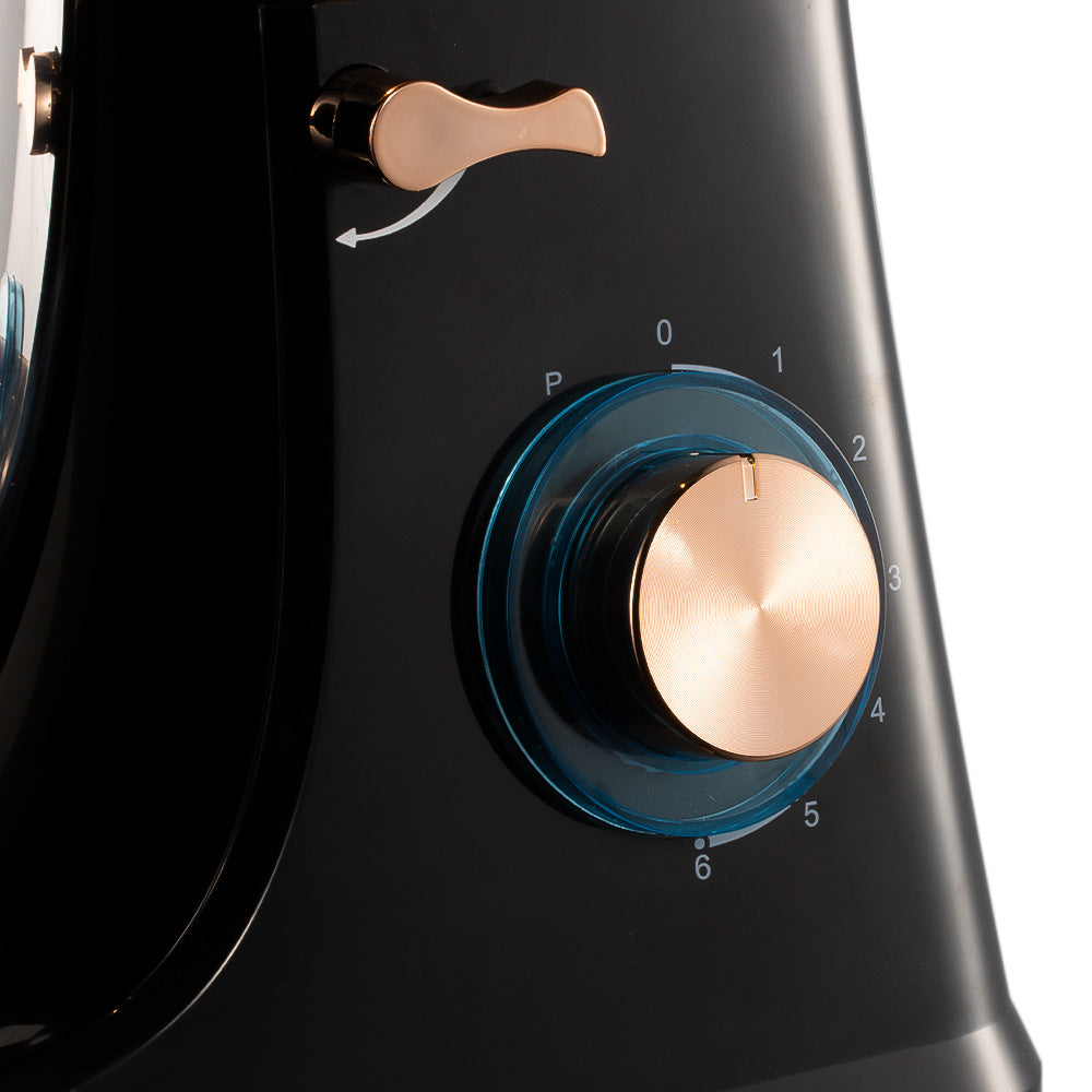 Chef Machine Fully Automatic Dough Mixer Kneading Stirring Milk Cap Egg Beater Desktop Commercial Small Multi-Functional5.5L