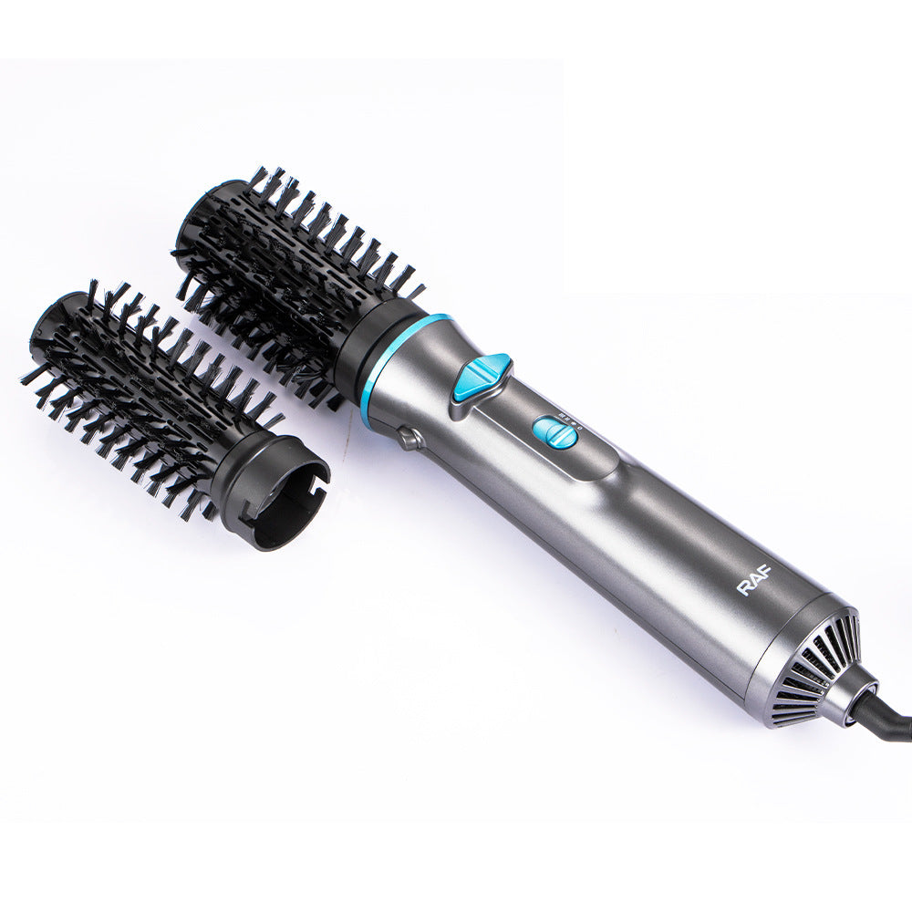 RAF European Standard Curling and Straightening Dual-use Hair Styling 2-in-1360°Rotating Hot Air Comb Automatic Curling Hot Air