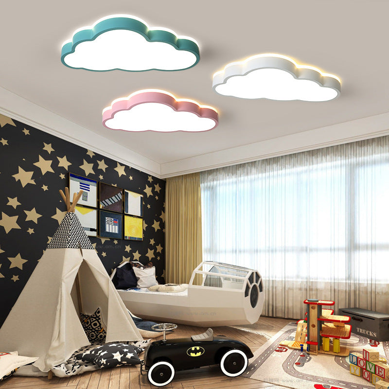 Cloud Lamp Kindergarten Boys Girls Children's Room Lamp Modern Minimalist Iron Art Bedroom Lamp Ceiling Lamp led Lamp