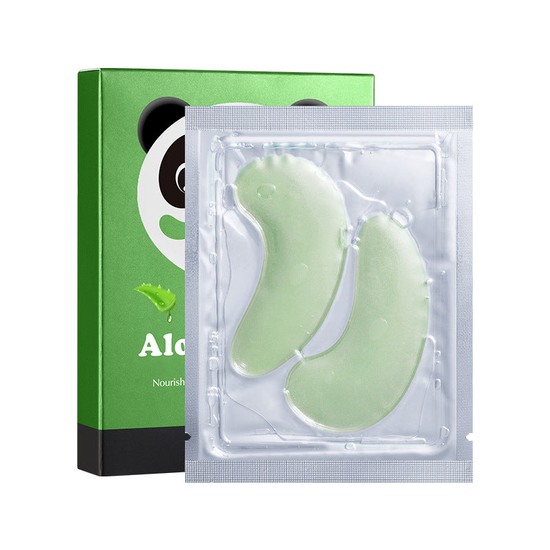 Cross-border Panda Eye Mask Stickers7.9g*7pcs Plant and Fruit Hydrating Moisturizing Eye Mask Wholesale for Foreign Trade