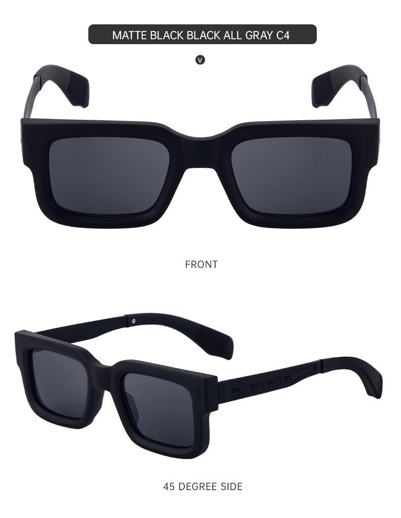 Retro Small Square Frame Men's Sunglasses Personality Street Style Sunglasses High-end Driving Glasses sunglasses
