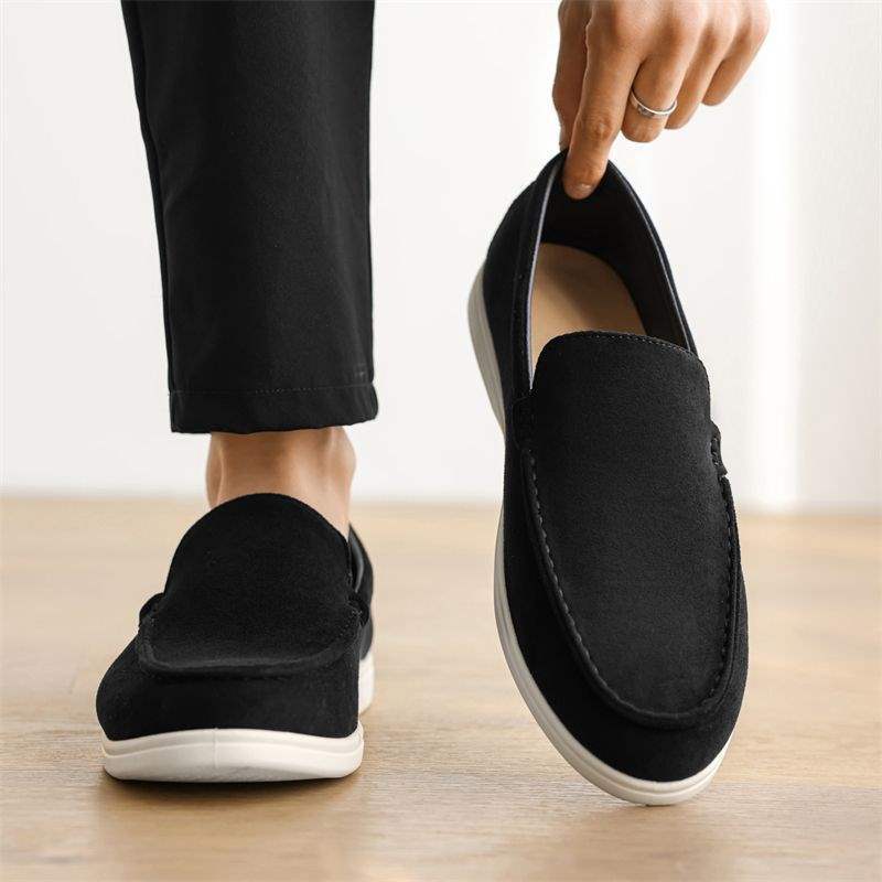 Men's Loafers2025New Summer Breathable Slip-On Casual Cloth Shoes for Men Trendy Fashion Lazy Loafers