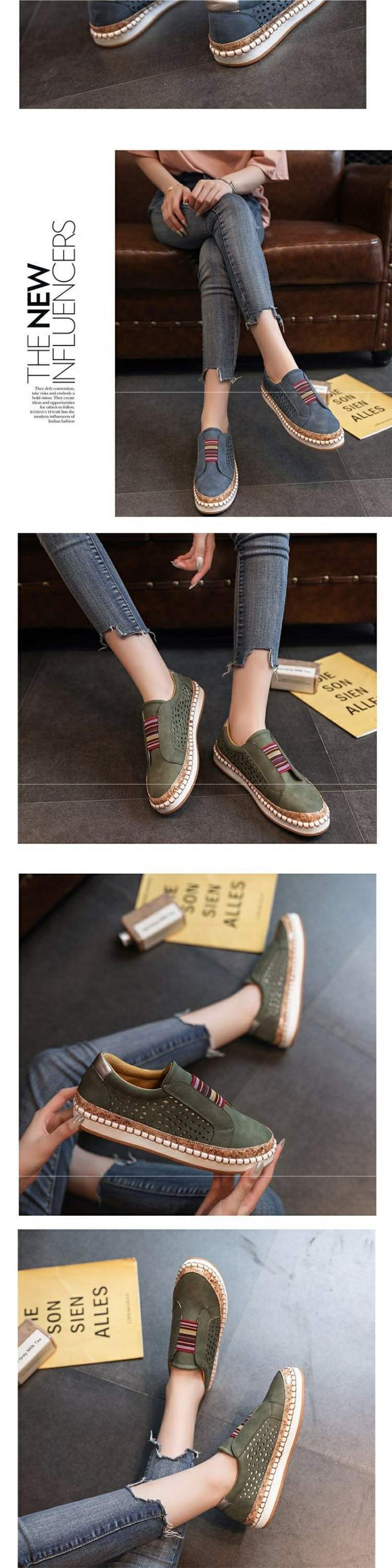 Women's Shoes2025Spring and Summer New Casual Shoes Women's Flat Shoes Women's Single Shoes Large Size Women's Shoes43