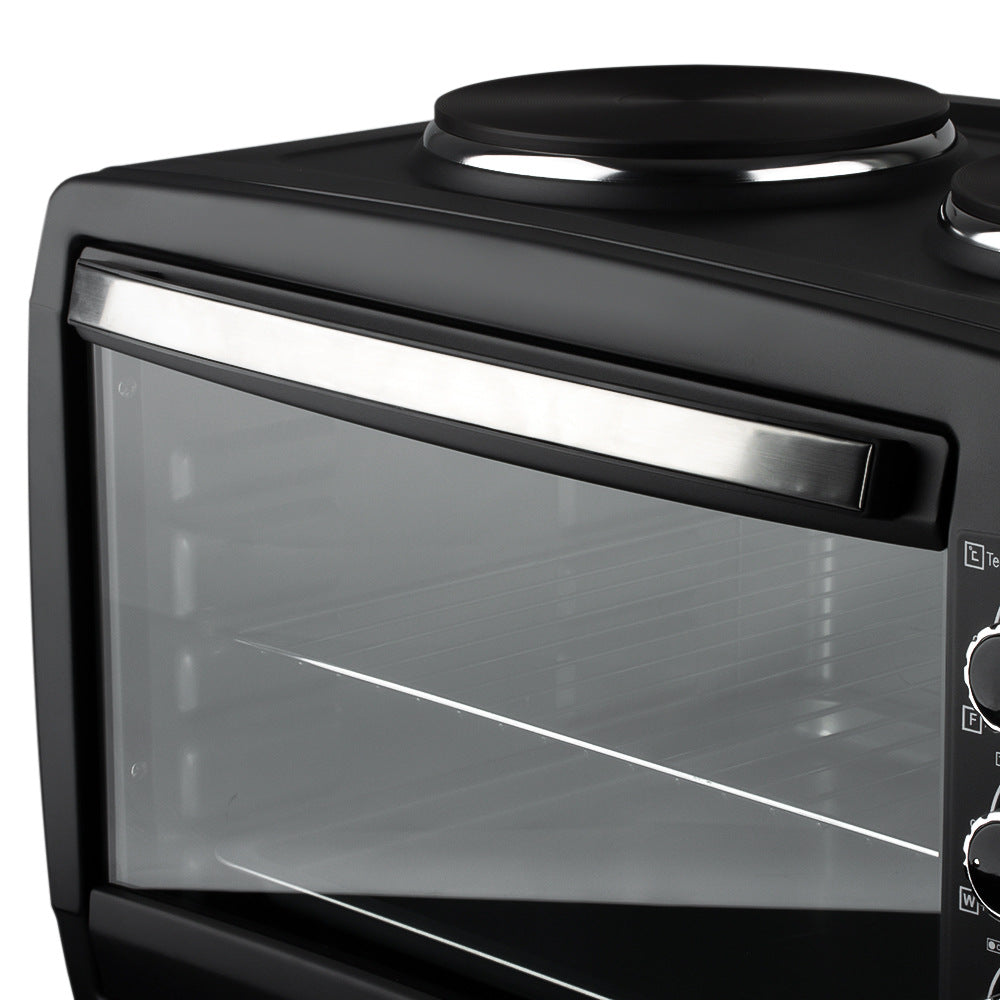 RAF European Standard 2-in-1 Multifunctional Electric Oven Household Kitchen Appliance for Baking Cakes and Stir-frying55L