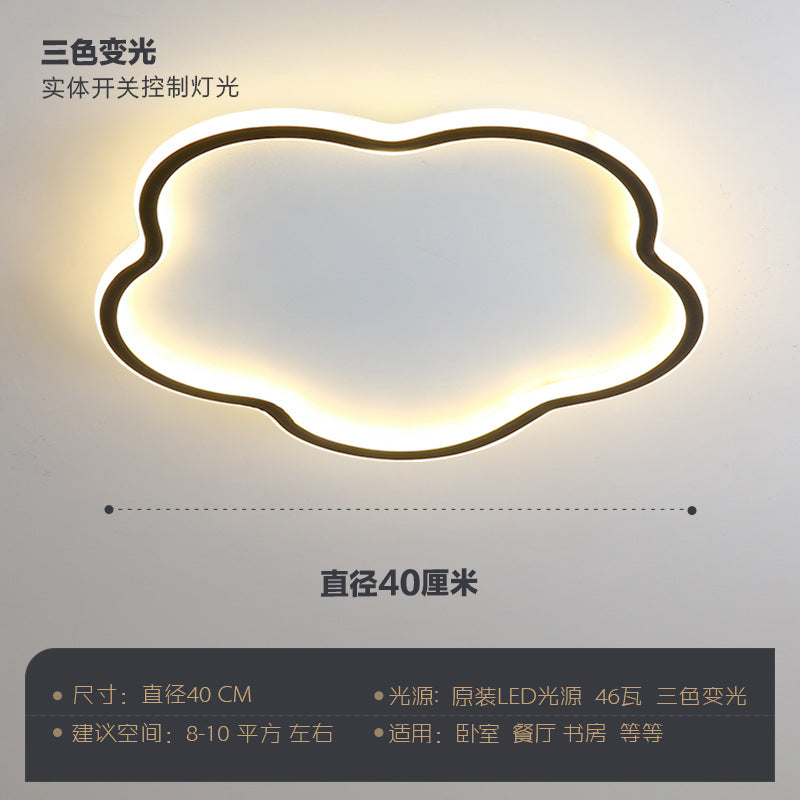 Creative Bedroom Main Light for Home Use led Ceiling Lamp Simple Modern Living Room Lamp Room Restaurant Study Flower Lighting