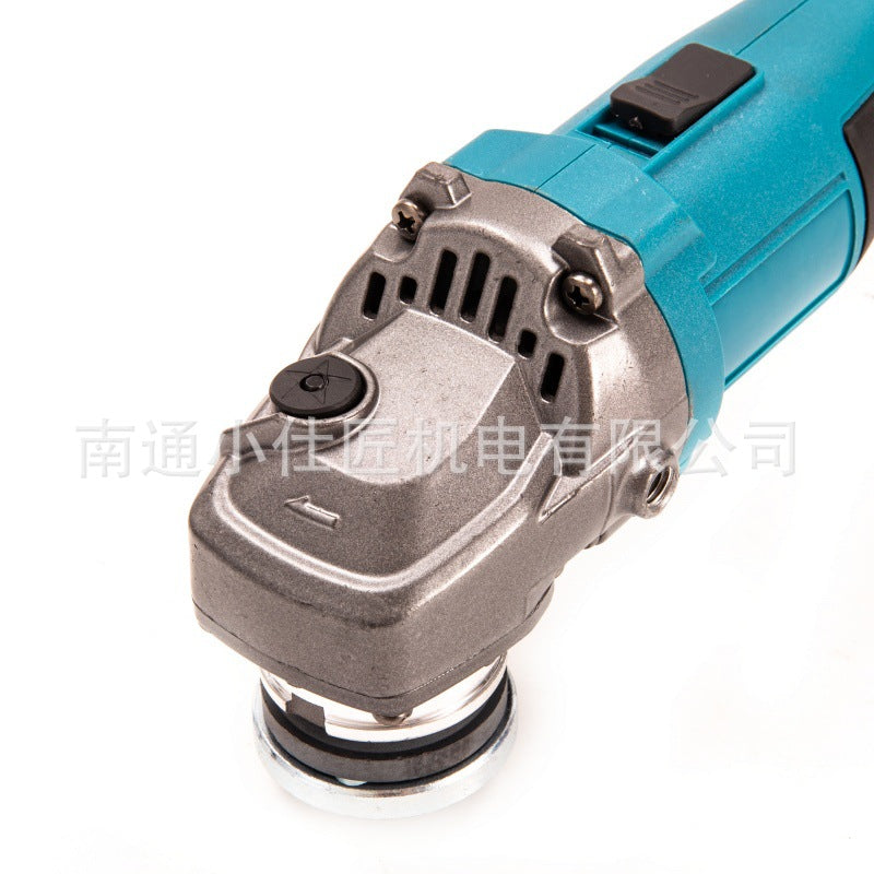 Rechargeable Lithium Battery Tool Brushless Angle Grinder Two Batteries One Charger Cross-Border AliExpress Model Household Grinding Angle Grinder