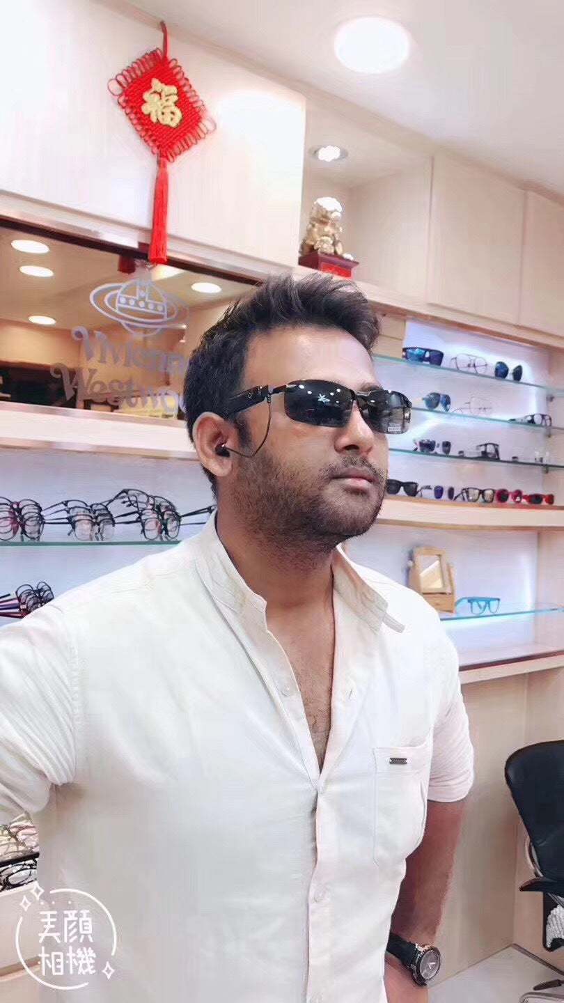 New Smart Stereo Bluetooth Music Glasses Retro Glasses Polarized Sunglasses Music Phone Driving Glasses