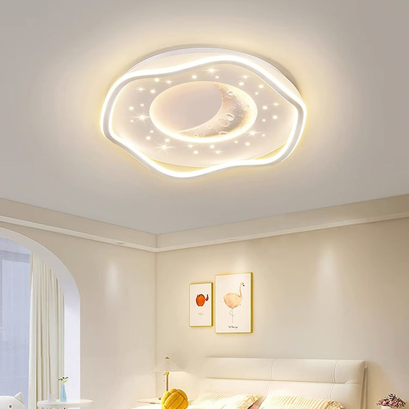 Minimalist Personalized Ceiling Light Round Bedroom Lamp2025New Modern Minimalist Designer Internet Celebrity ins Study Room Lamp