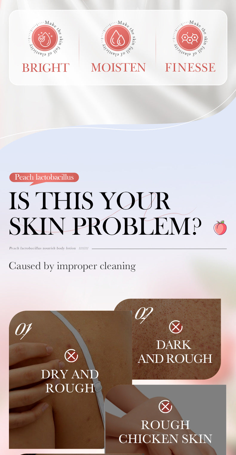 桃子乳酸杆菌润肤乳 SADOER 秋冬季保湿润肤霜跨境外贸批发