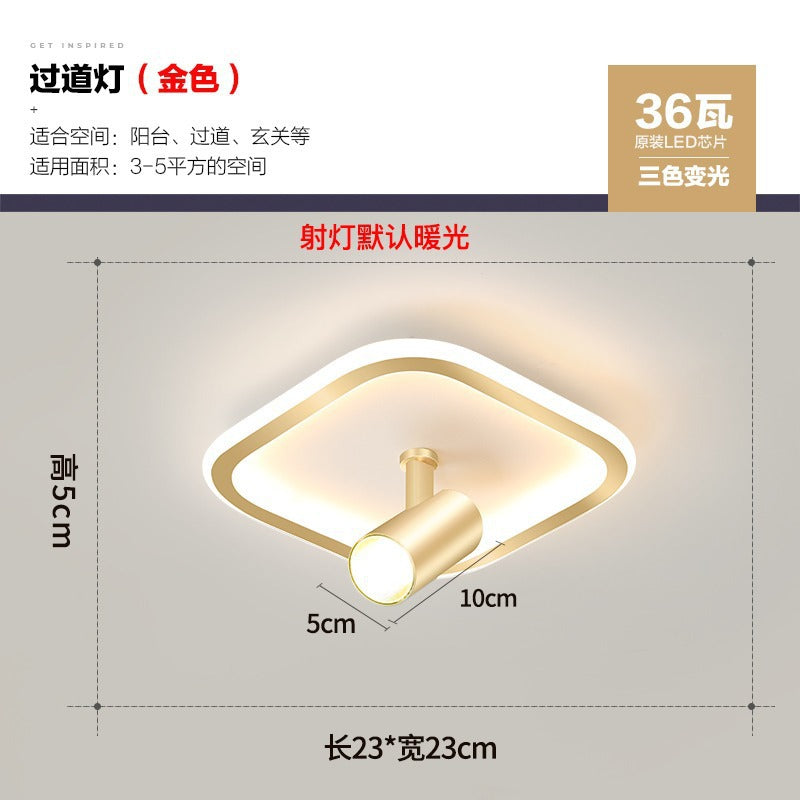 Aisle Light Corridor Light Luxury Balcony led Lamp Creative Background Wall Spotlight Simple Modern Cloakroom Ceiling Lamp