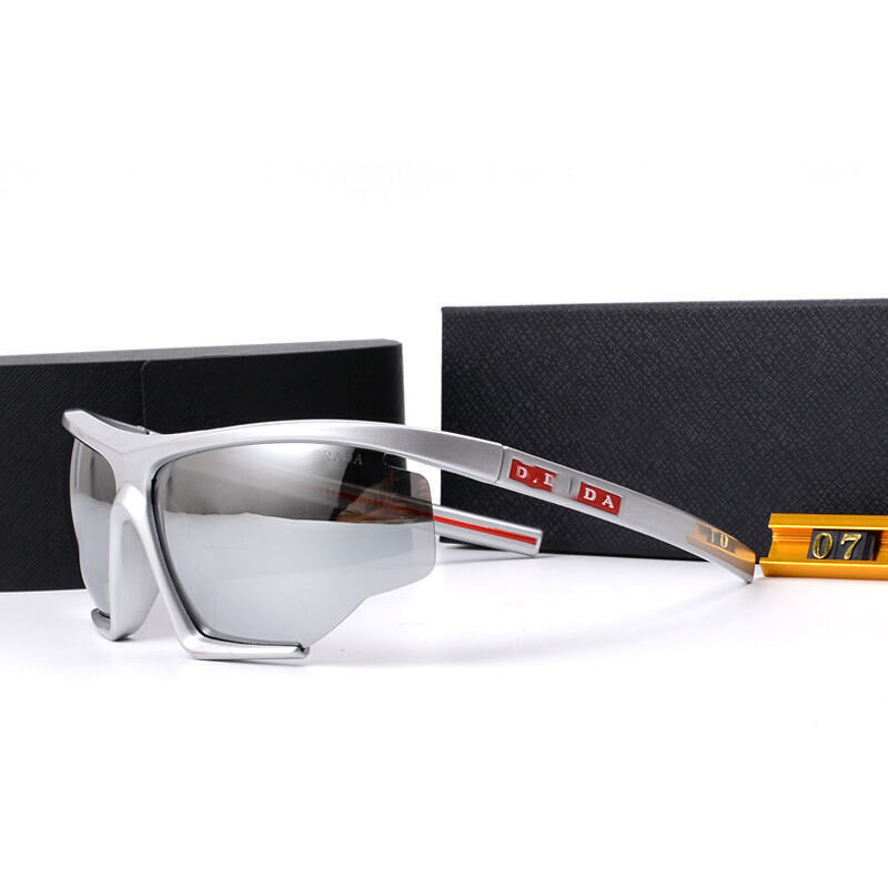 New p Home Sports Sunglasses European and American Internet Celebrity Driving UV Protection Cycling Windproof Goggles High-end Sunglasses