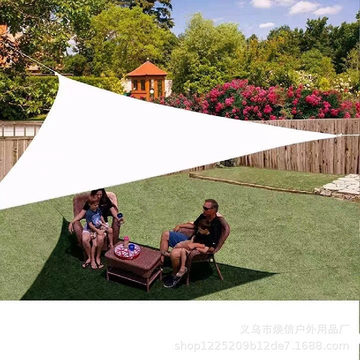 Amazon Sunshade Sail Outdoor Sunshade Umbrella Canopy Sunshade Net Sunshade Awning Thickened Waterproof Rainproof