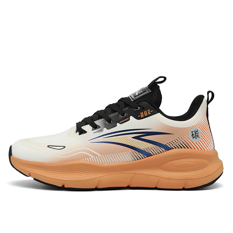 Large Size Fashion Leather Waterproof Rubber Non-Slip Wear-Resistant Sports Shoes with Fleece Lining and Thickened Warmth for Men