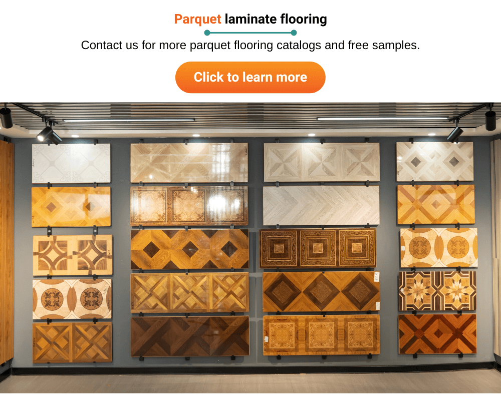 China Factory Price Ac4 Hdf Waterproof 8mm 12mm Art Versailles Teak Oak Laminate Wood Parquet Flooring Tiles