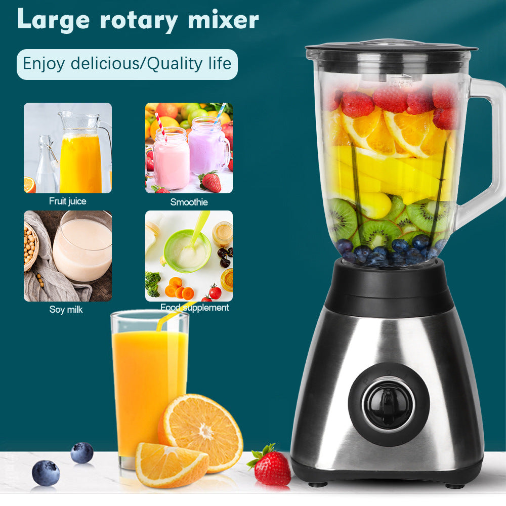 Blender1.5L Household Juice Blender Meat Grinder Electric Soybean Milk Maker Blender Coffee Grinder