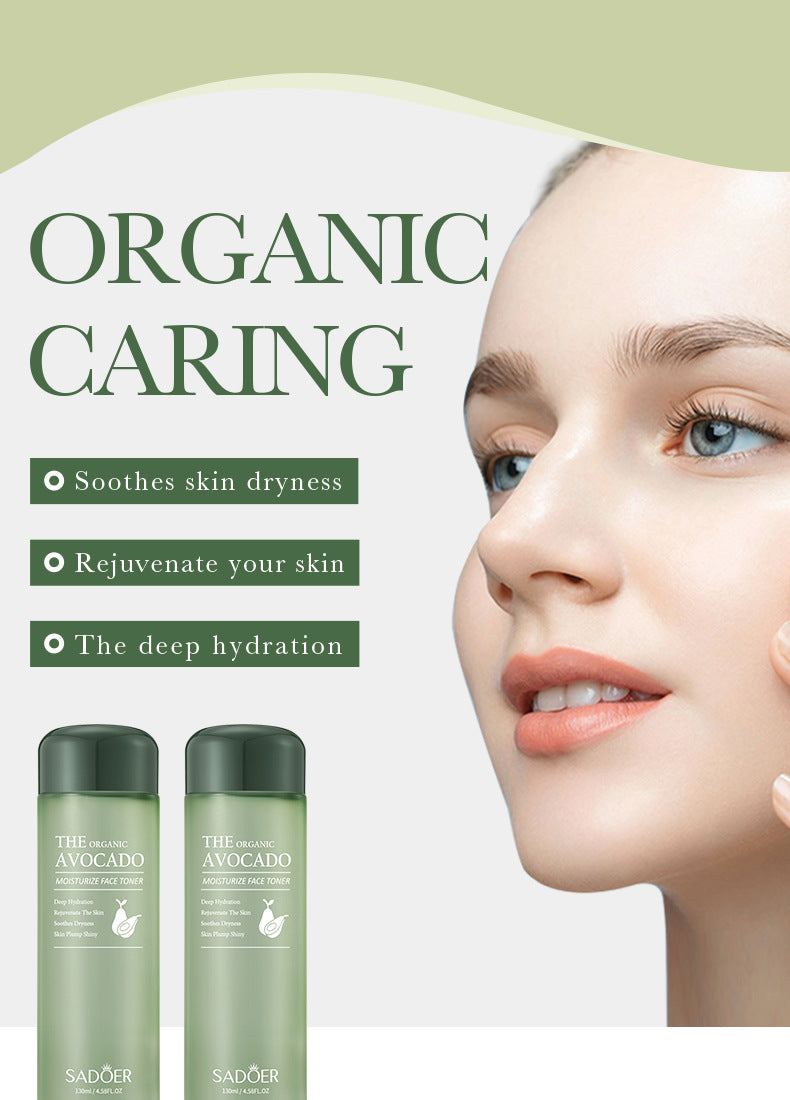 Full English Avocado Skincare Set SADOER Cleansing, moisturizing and moisturizing six-piece set  foreign trade wholesale