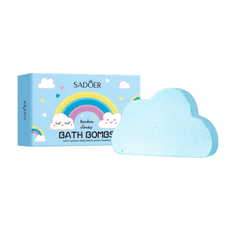Rainbow Cloud Bath Salt Ball100g Deep Cleansing Body Bath Salts Export Manufacturer Wholesale