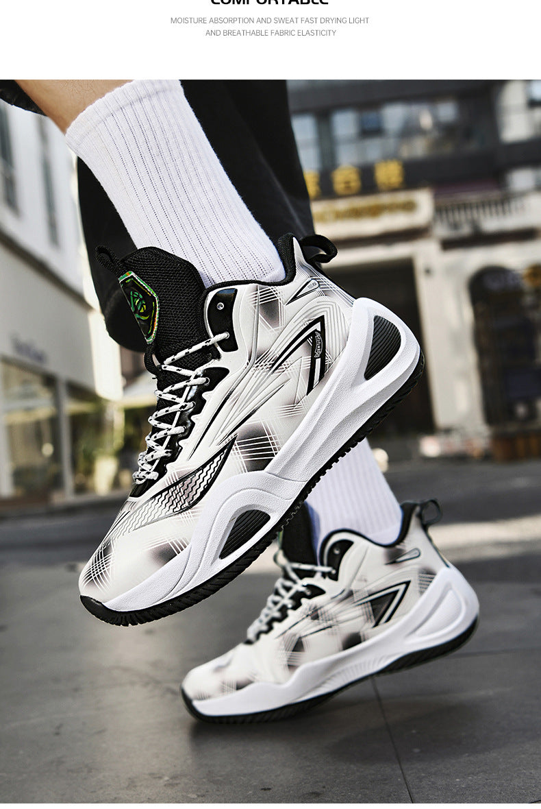 2025New Couple fashion Trendy Casual Basketball Shoes Youth Outdoor Training Sports Non-Slip Wear-Resistant Sneakers