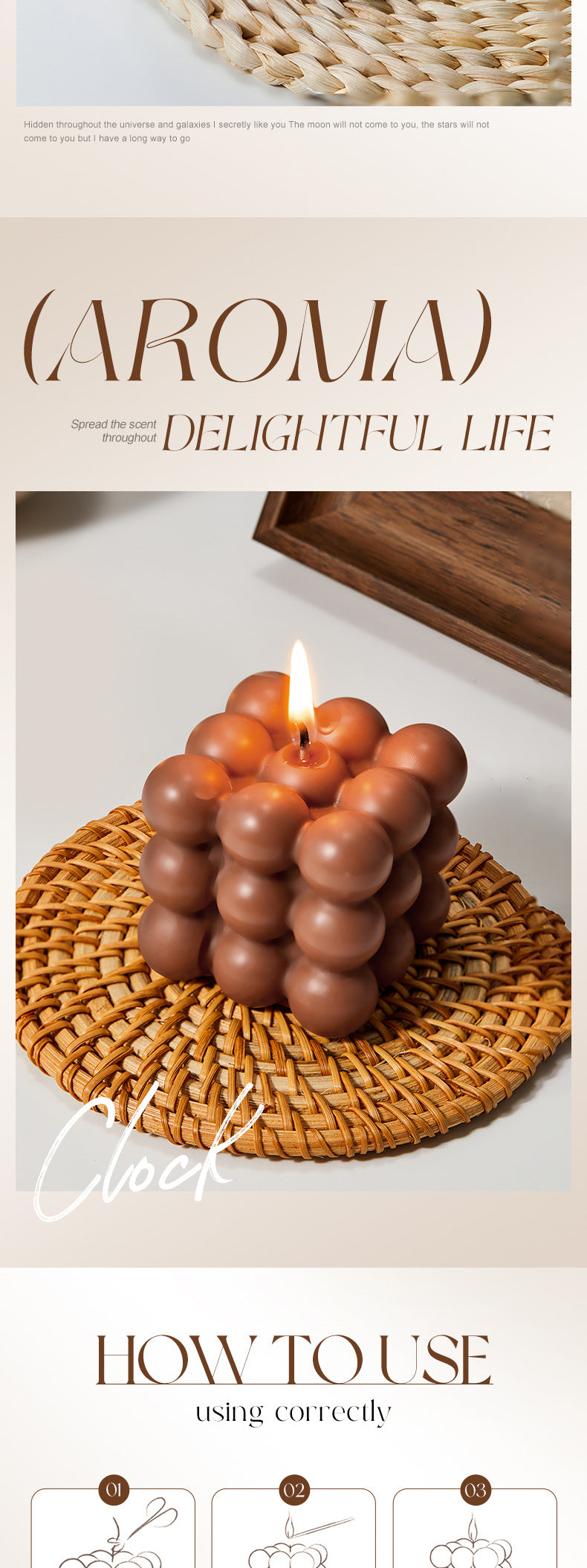 Aromatherapy Candle140g SADOER Celebration Holiday Party Birthday Candle Cross-Border Foreign Trade Wholesale