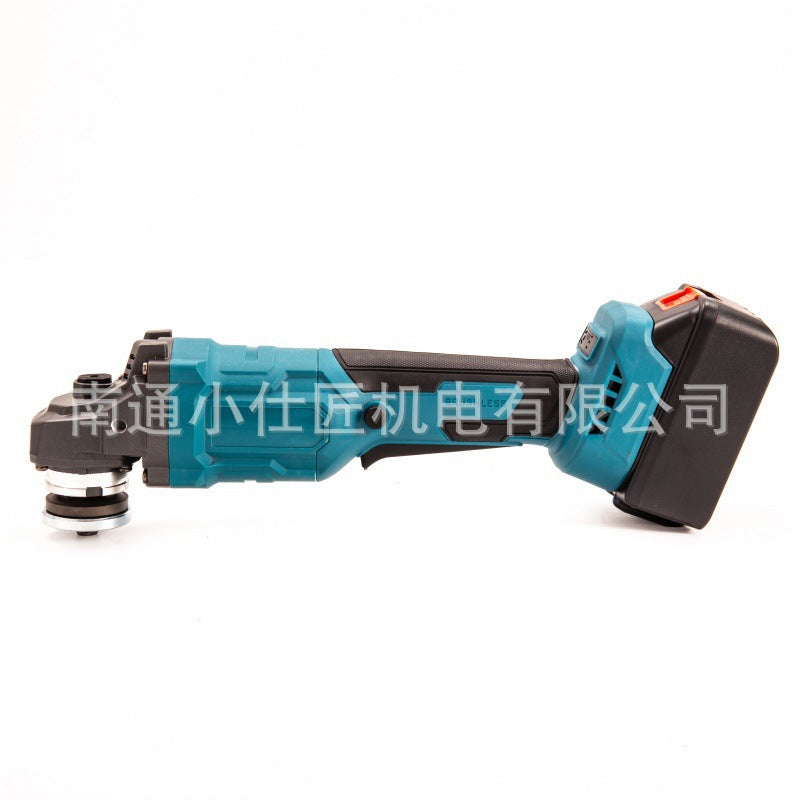 Custom Brushless Lithium Battery Rechargeable Angle Grinder for Foreign Trade AliExpress Cross-Border Dropshipping Handheld Household Cutting Angle Grinder