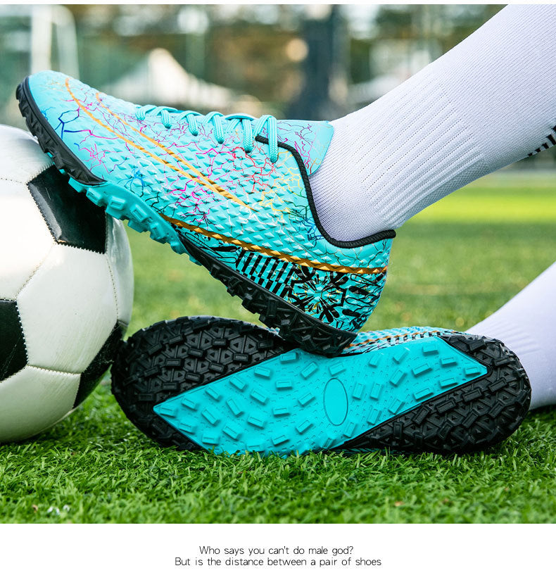 New professional football shoes for men and women AG Spike TF Broken Nail Youth Student Grassland Competition Training Shoes