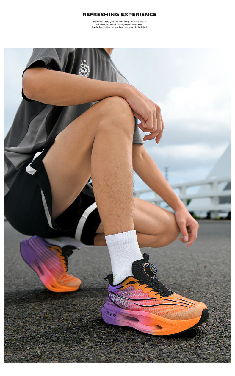 2025New Red Rabbit9pro Running Shoes Fashion Casual Carbon Plate Racing Running Shoes Double Layer Mesh Ultra Light Sports Shoes