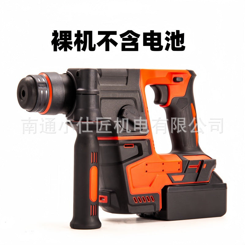 Cross-Border Foreign Trade Brushless Lithium Battery Rechargeable Electric Hammer Industrial Grade High-Power Electric Hammer Electric Pickaxe Concrete Impact Drill