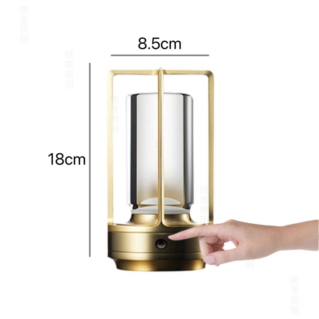 Crystal Cross Table Lamp Decorative Table Lamp Bedside High-end Night Light Internet Celebrity Hot-selling Living Room Dining Room Atmosphere Light