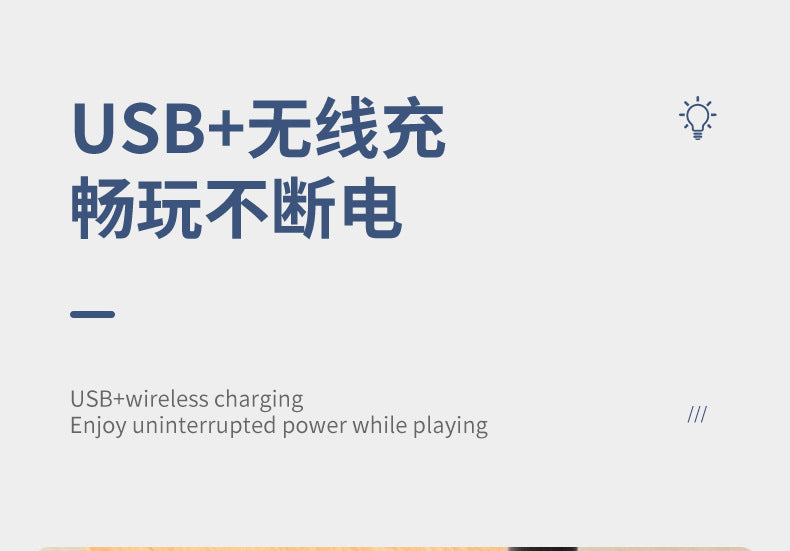 15w Wireless Charging Study Table Lamp Bedroom Bedside Sleep Eye Protection Night Light Outdoor Camping Atmosphere Light