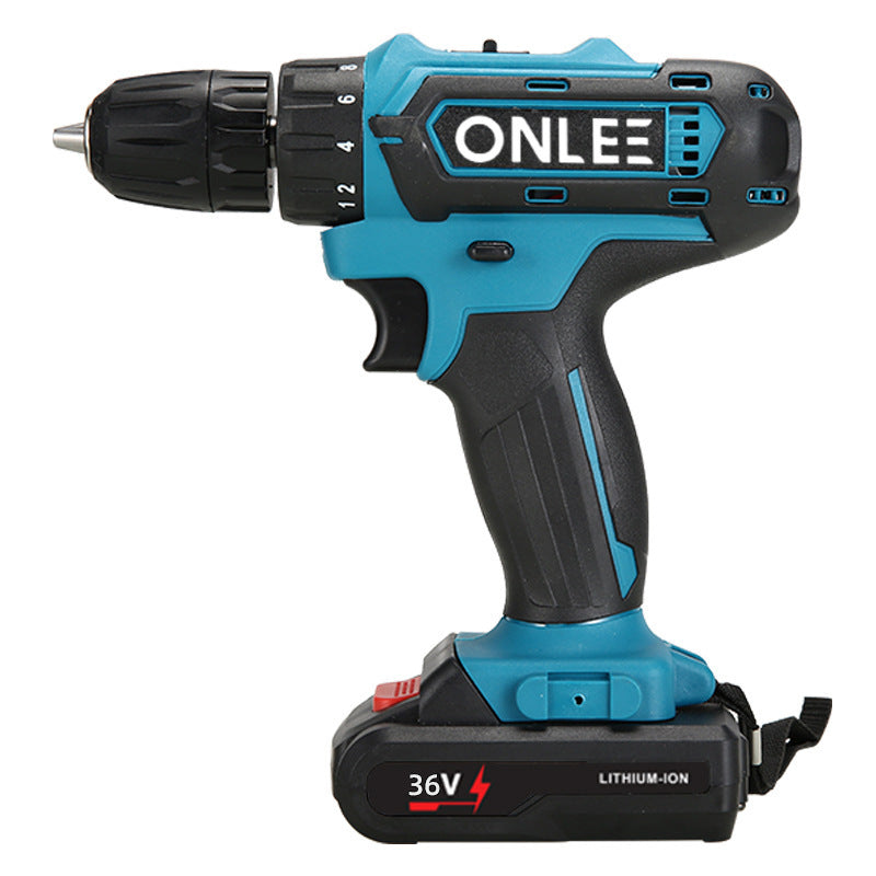 Rechargeable High-Power Electric Impact Pistol Drill Screwdriver Tool Set Multi-Function Lithium Battery Hand Drill