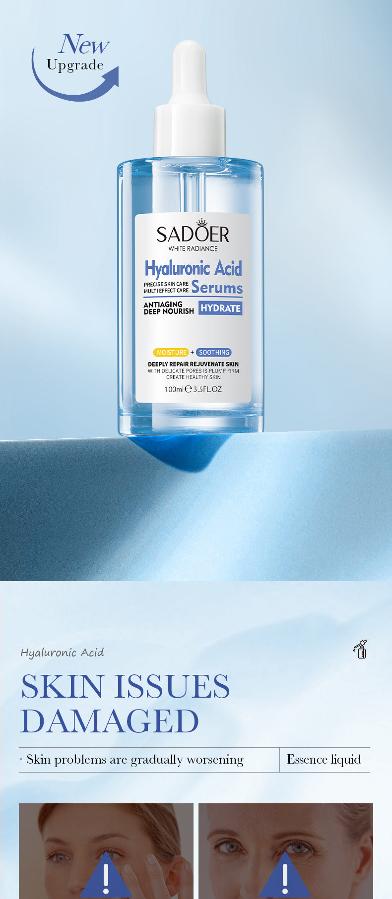 Full English Sakura Essence100ml SADOER Collagen elastic moisturizing essence  wholesale