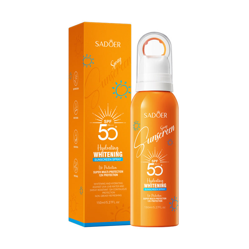 Cross-border Sunscreen Spray Product SPF50+ Anti-UV Sunscreen Export Manufacturer Wholesale