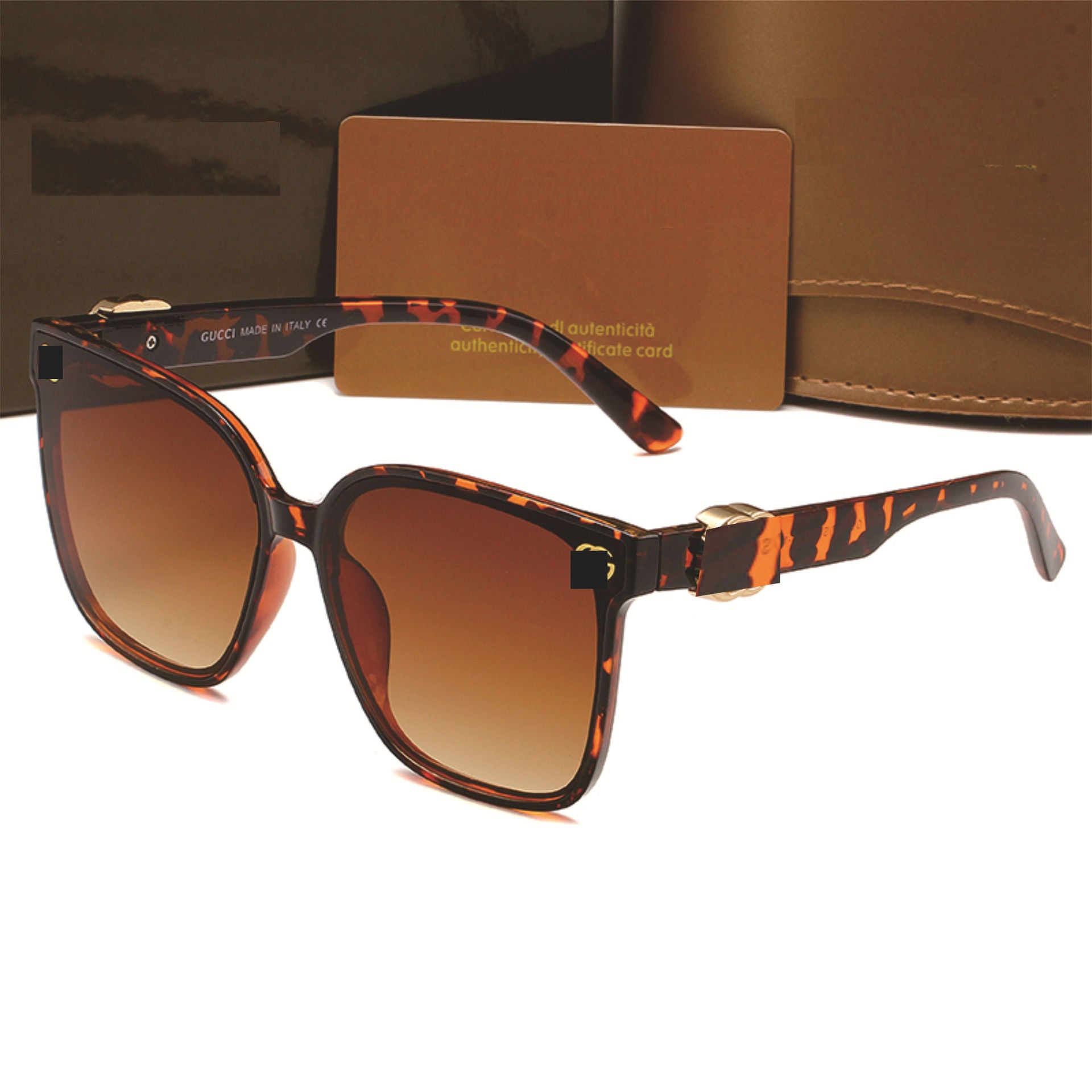 3716New Fashion Large Frame Sunglasses for Women Nylon Lens Sunglasses Internet Celebrity Street Style Face Slimming Driving Sunshade