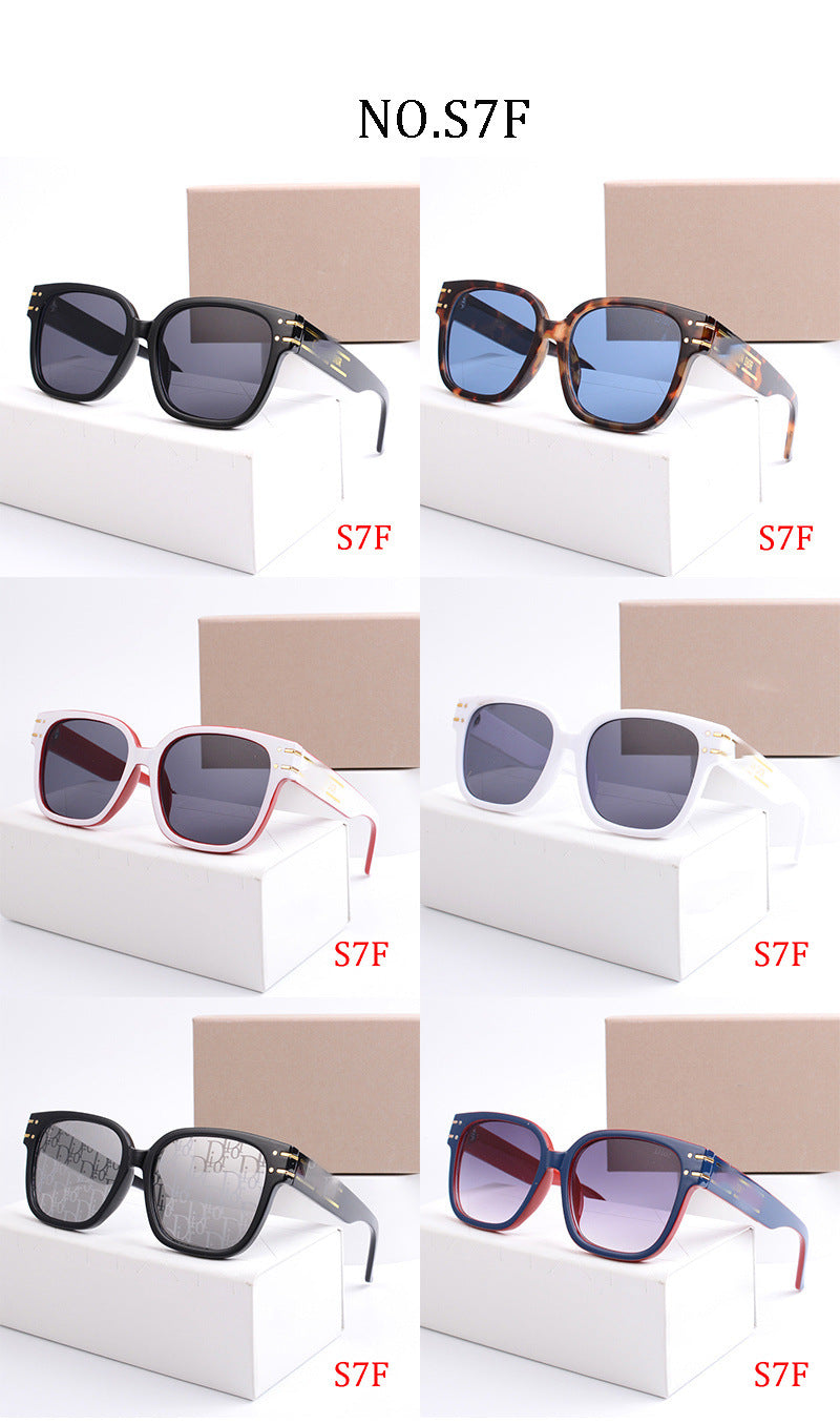New Internet Celebrity Women's Sunglasses D2304Men's Fashion European and American UV Protection Sunglasses Wholesale