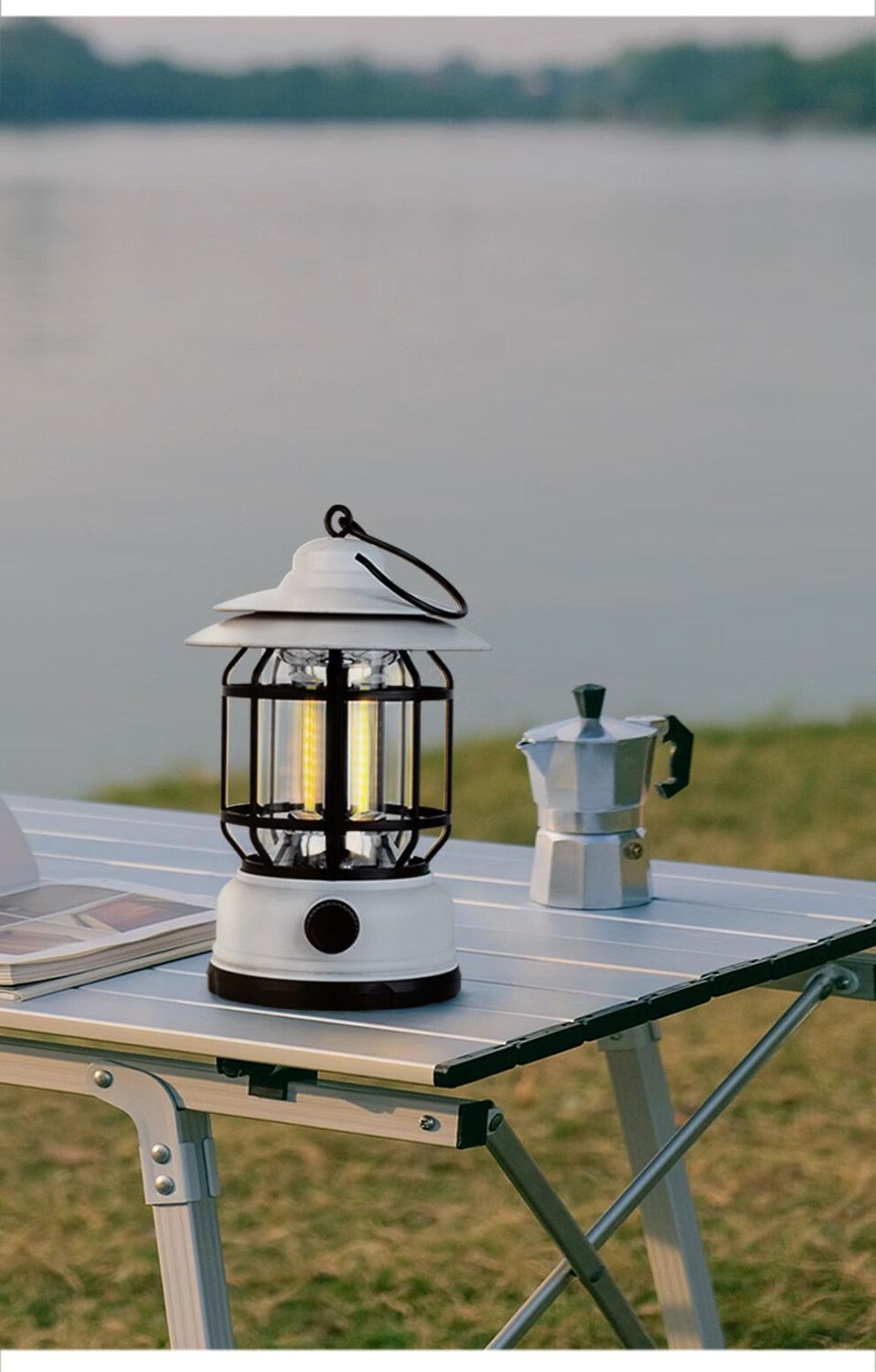 Retro Camping Lantern Outdoor Camping Light Household Emergency Tent Light Lantern Outdoor Light Multi-Functional Camping Light